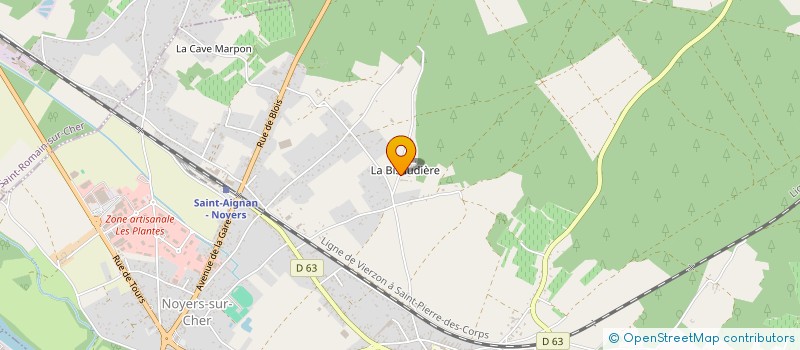 localisation de l'entreprise HALF CORPORATE  NOYERS-SUR-CHER