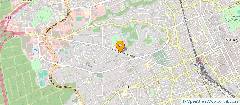 localisation de l'entreprise HALF COURT CLUB DE NANCY à NANCY