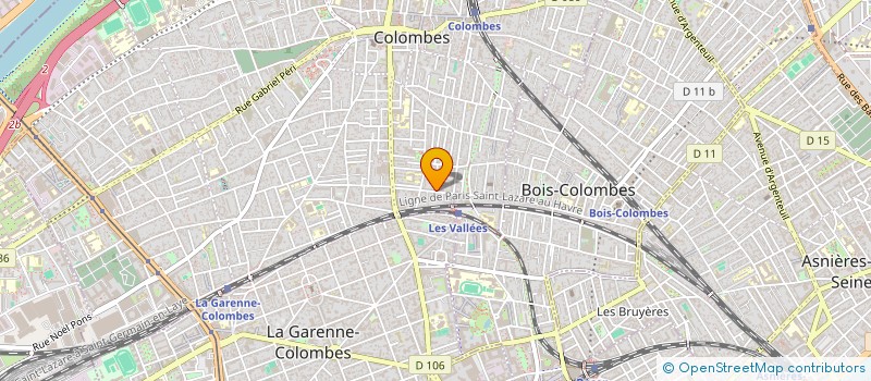 localisation de l'entreprise HALF IMMO à COLOMBES