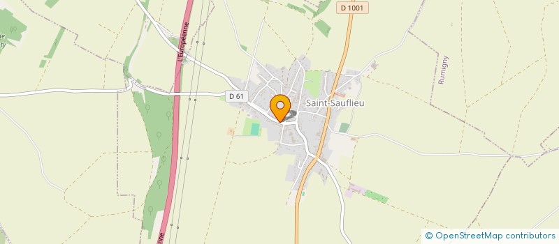 localisation de l'entreprise HALF JARDIN DU MOULIN  SAINT-SAUFLIEU