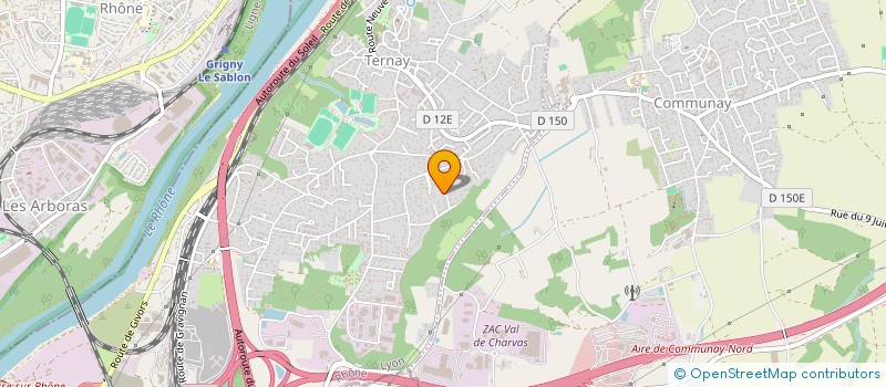 localisation de l'entreprise HALFAST  TERNAY