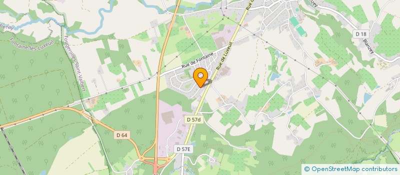 localisation de l'entreprise HALFAT  FOUGEROLLES-SAINT-VALBERT