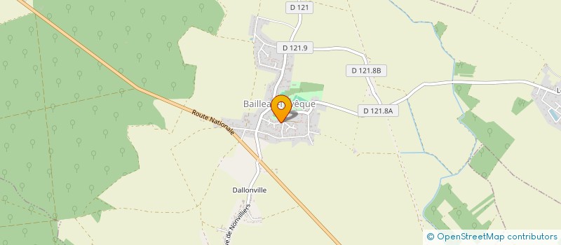 localisation de l'entreprise HALFAUSTINA à BAILLEAU-L'EVEQUE