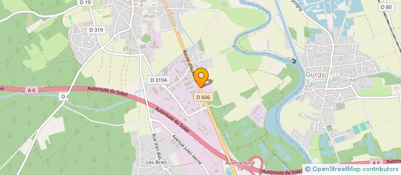 localisation de l'entreprise HALFETI 89  APPOIGNY