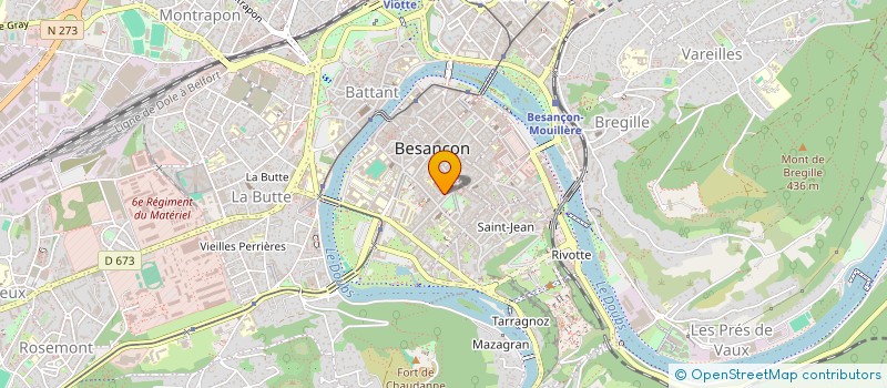 localisation de l'entreprise HALFSUGAR à BESANCON