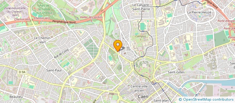 localisation de l'entreprise HALFTON à CAEN