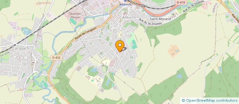 localisation de l'entreprise HALFWAY  CARSPACH