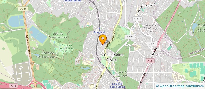 localisation de l'entreprise HALIA  LA CELLE-SAINT-CLOUD