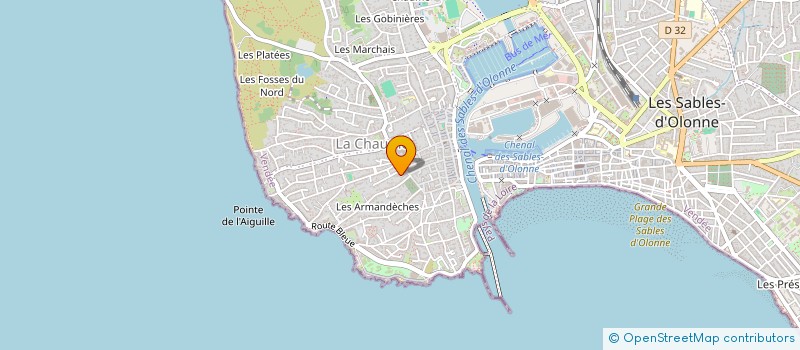 localisation de l'entreprise HALIA HOLDING à LES SABLES-D'OLONNE