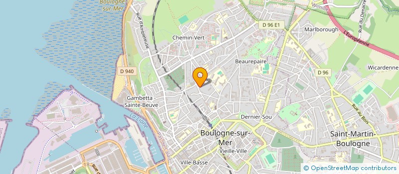 localisation de l'entreprise HALIEUTEC à BOULOGNE-SUR-MER