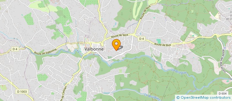 localisation de l'entreprise HALIK MANAGEMENT QUALITE ENVIRONNEMENTALE à VALBONNE