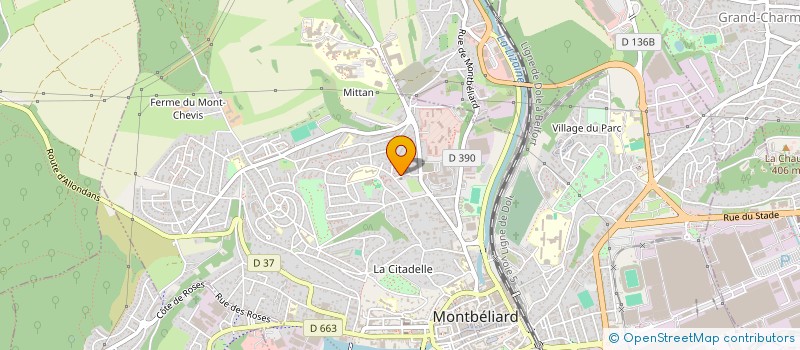 localisation de l'entreprise HALILAS à MONTBELIARD