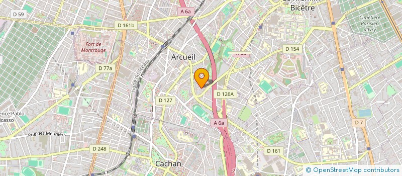 localisation de l'entreprise HALIM à ARCUEIL