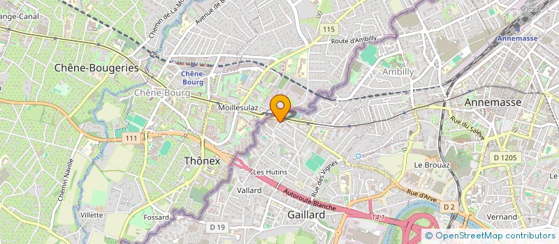 localisation de l'entreprise HALIMA à GAILLARD