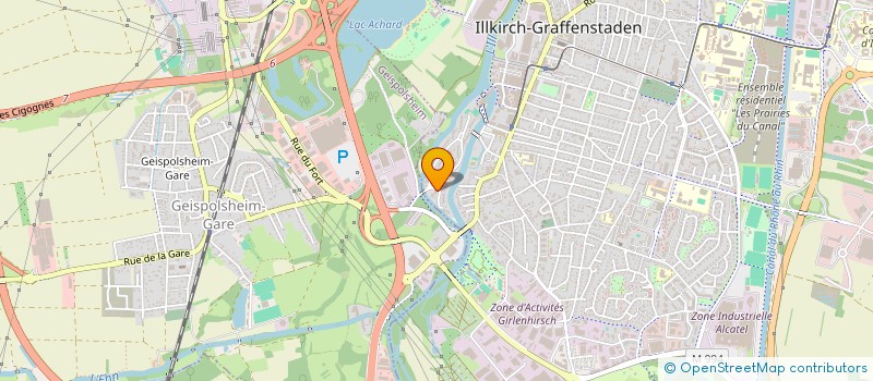 localisation de l'entreprise HALIMI  ILLKIRCH-GRAFFENSTADEN