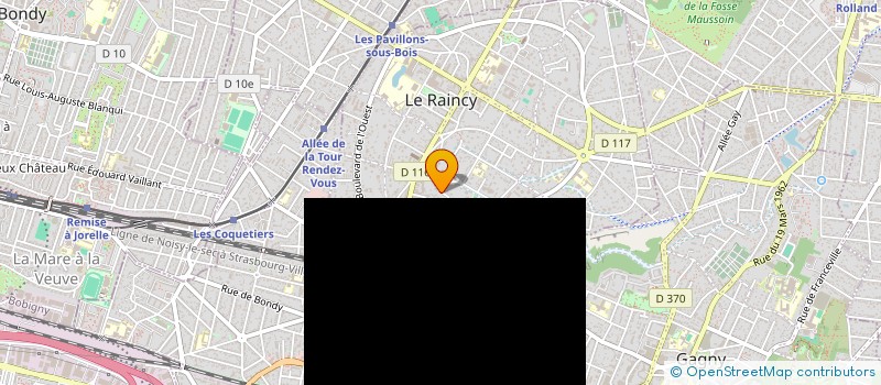localisation de l'entreprise HALIMI INVEST à LE RAINCY