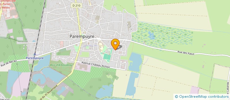 localisation de l'entreprise HALINIA HOLDING  PAREMPUYRE