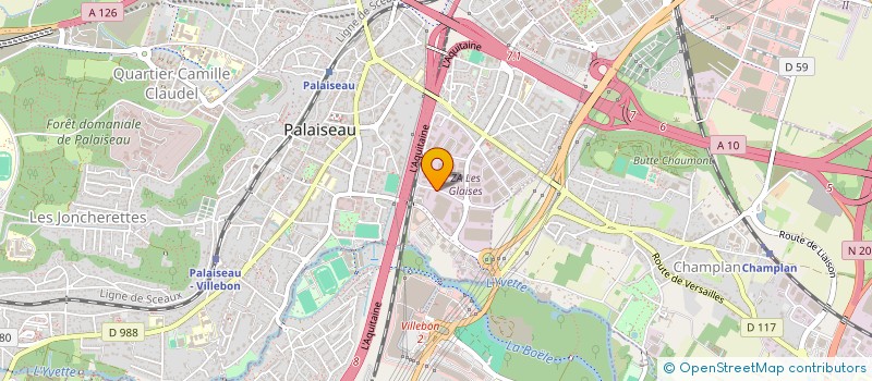localisation de l'entreprise HALINVEST à PALAISEAU