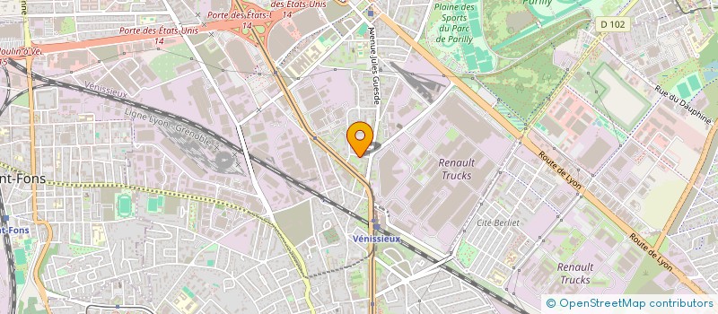 localisation de l'entreprise HALIS  VENISSIEUX