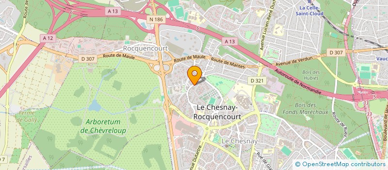 localisation de l'entreprise HALIYKAH IMMO  LE CHESNAY-ROCQUENCOURT