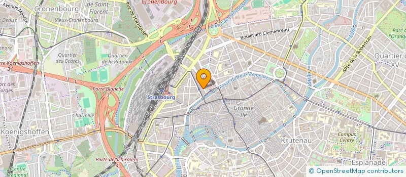 localisation de l'entreprise HALL'COIFF à STRASBOURG