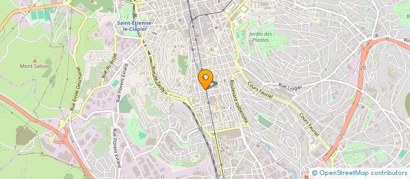 localisation de l'entreprise HALL DES LOCATAIRES ET DES PROPRIETAIRES à SAINT-ETIENNE