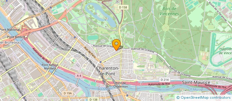 localisation de l'entreprise HALL DIGITAL  CHARENTON-LE-PONT