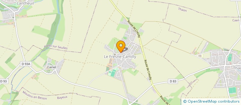 localisation de l'entreprise HALL MER  MOULINS-EN-BESSIN