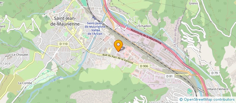 localisation de l'entreprise HALLAK à SAINT-JEAN-DE-MAURIENNE