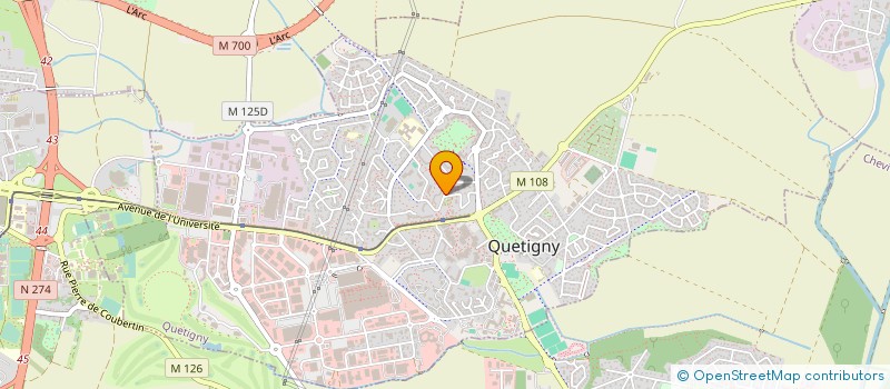 localisation de l'entreprise HALLAL ALIMENTAIRE DE BOURGOGNE à QUETIGNY