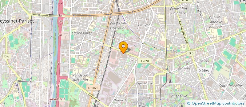 localisation de l'entreprise HALLAL FOOD DISTRIBUTION à GRENOBLE