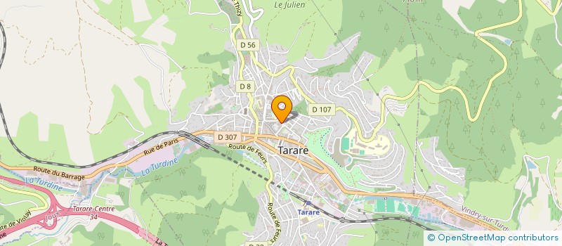 localisation de l'entreprise HALLAL SAVEUR à TARARE