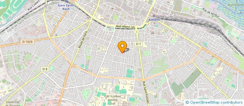localisation de l'entreprise HALLE & CO à AMIENS