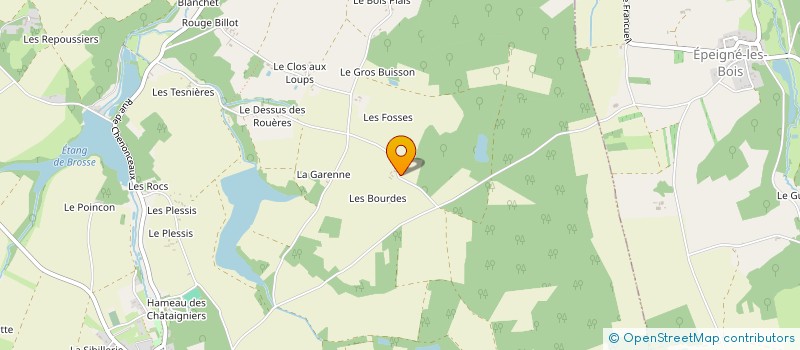 localisation de l'entreprise HALLE DE SAINT PATERNE à LUZILLE