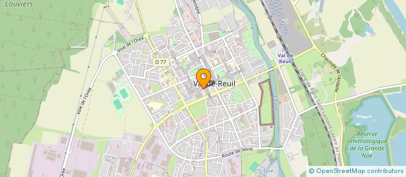 localisation de l'entreprise HALLE PRIMEVERTS à VAL-DE-REUIL