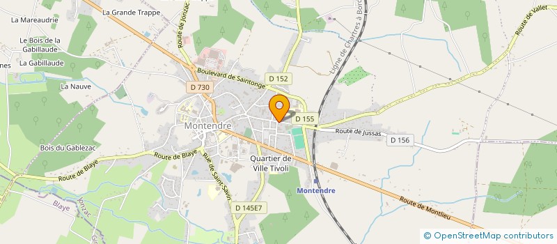 localisation de l'entreprise HALLER GAROT ARCHITECTURE  MONTENDRE