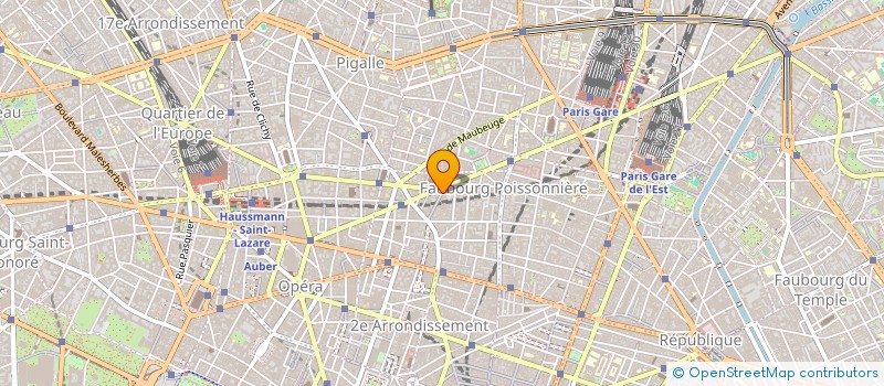 localisation de l'entreprise HALLES CADET à PARIS