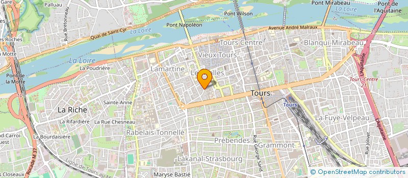 localisation de l'entreprise HALLES CHARPENTIER  TOURS