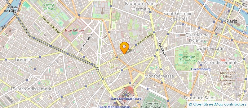 localisation de l'entreprise HALLES DE SEVRES à PARIS