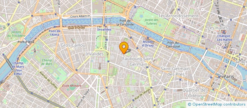 localisation de l'entreprise HALLES LAS CASES  PARIS