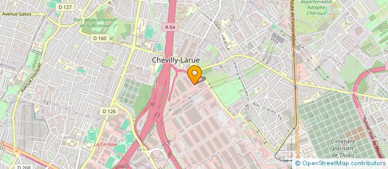localisation de l'entreprise HALLES MANDAR à CHEVILLY-LARUE