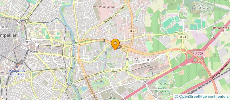 localisation de l'entreprise HALLEY CONSEILS à MONTPELLIER