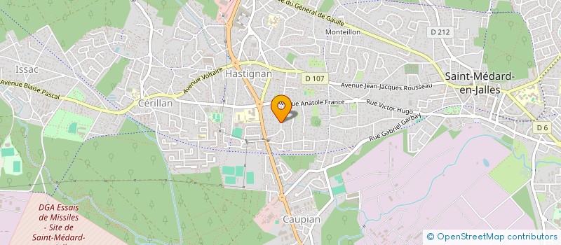 localisation de l'entreprise HALLFAM IMMO  SAINT-MEDARD-EN-JALLES