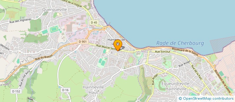 localisation de l'entreprise HALLIE à CHERBOURG-EN-COTENTIN