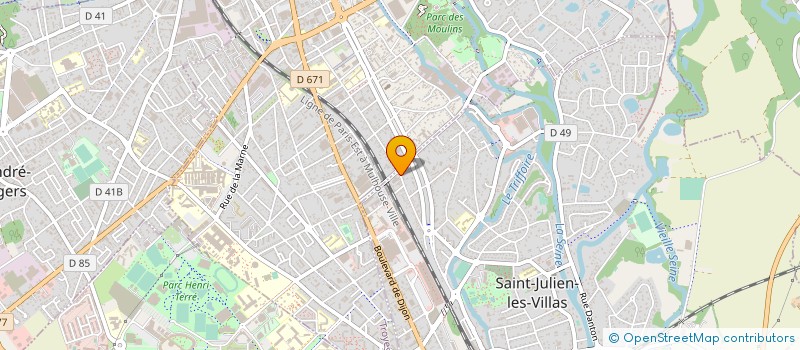localisation de l'entreprise HALLIER à SAINT-JULIEN-LES-VILLAS