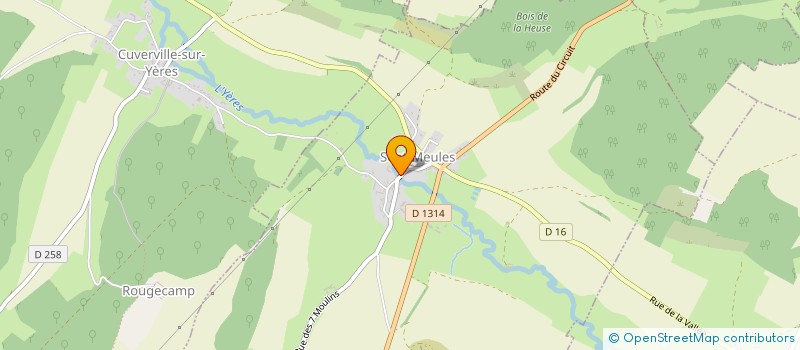 localisation de l'entreprise HALLIER FRERES à LE MESNIL-REAUME