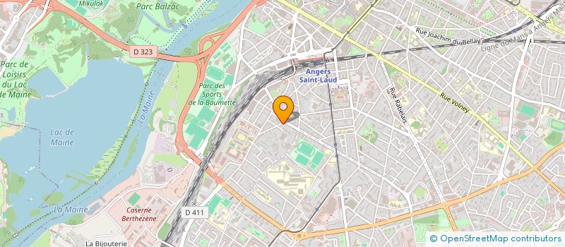 localisation de l'entreprise HALLIGON HOLDING INVESTISSEMENT  ANGERS