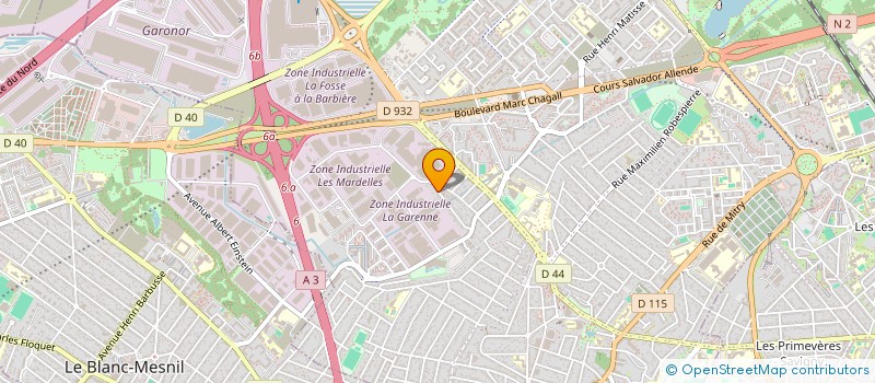 localisation de l'entreprise HALLIM BERRI CORP  AULNAY-SOUS-BOIS