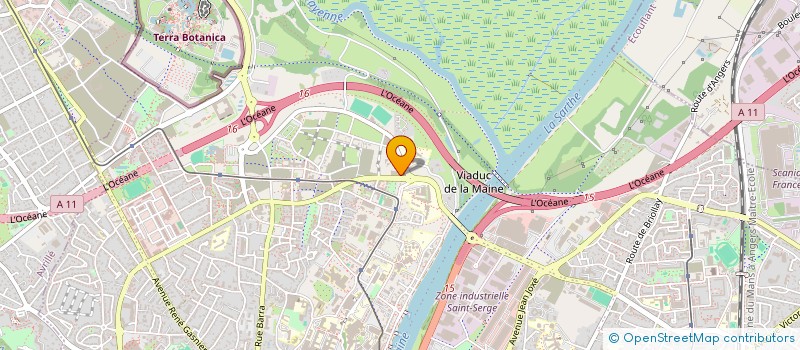 localisation de l'entreprise HALLINTA à ANGERS