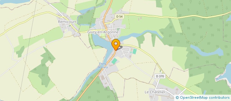 localisation de l'entreprise HALLOT-REZIG  GIVRY-EN-ARGONNE